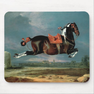 The piebald horse 'Cehero' rearing Mouse Mat