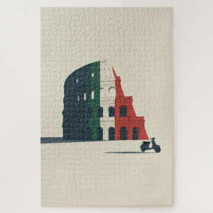 The "Piece of Rome"Architectural Art Jigsaw Puzzle