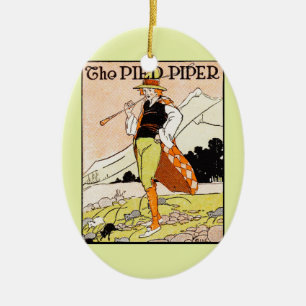 The Pied Piper Children's Nursery Ceramic Tree Decoration
