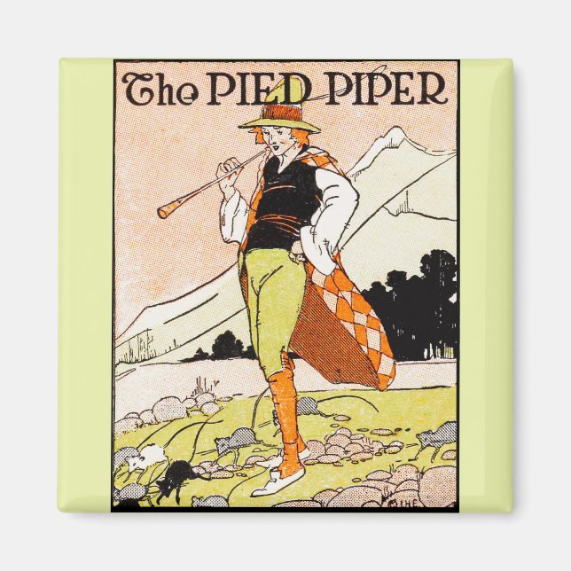 The Pied Piper Children's Nursery Magnet (Front)
