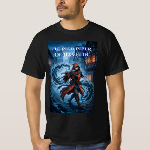 The Pied Piper of Hamelin Dark Fantasy Fairytale T-Shirt