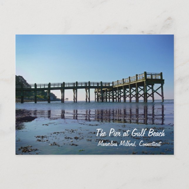 The Pier at Gulf Beach Postcard (Front)