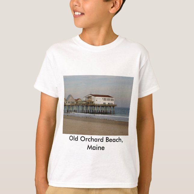 The Pier at Old Orchard Beach, Maine T-Shirt (Front)