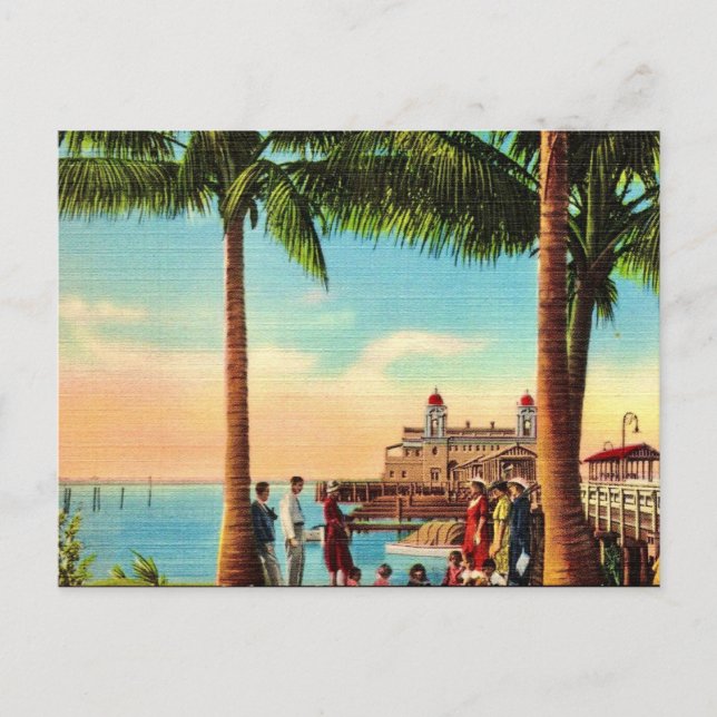 The Pier Ft. Myers  Postcard (Front)