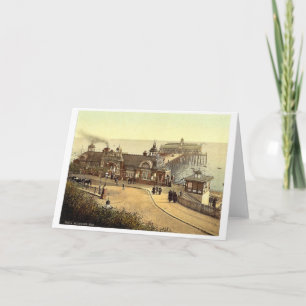 The pier, Southend-on-Sea, England rare Photochrom Card
