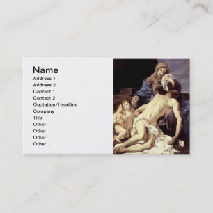 The Pieta - Lamentation of Christ - Baciccio Business Card