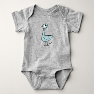 The Pigeon Classic Baby Heather Bodysuit