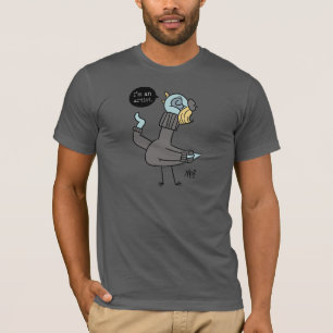 The Pigeon I'm an Artist Men's Dark Grey T-Shirt