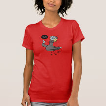 The Pigeon I'm an Artist Women's Red