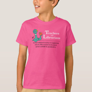 The Pigeon Teachers and Librarians Kids Pink T-Shirt