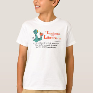 The Pigeon Teachers and Librarians Kids White T-Shirt