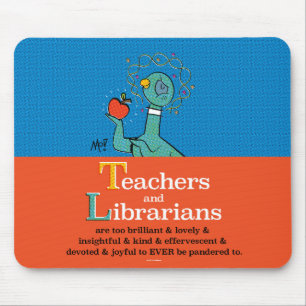 The Pigeon Teachers and Librarians  Mouse Mat