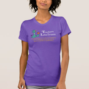 The Pigeon Teachers and Librarians Women's Purple T-Shirt