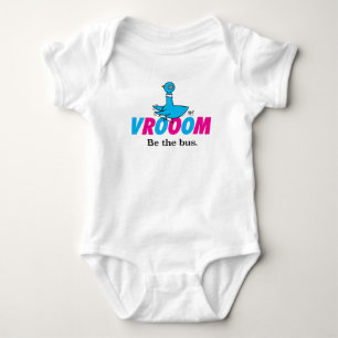 The Pigeon Vroom Baby White Bodysuit