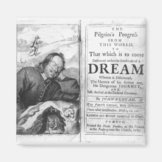 The Pilgrim's Progress' Magnet (Front)
