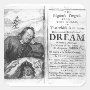The Pilgrim's Progress' Square Sticker