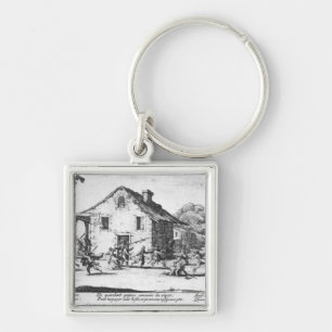 The Pillaging of an Inn Key Ring