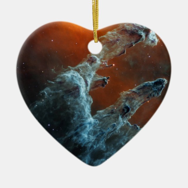 The Pillars of Creation | MIRI | JWST Ceramic Tree Decoration (Front)