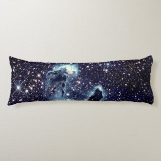 The Pillars of Creation Nebula Blue Slate Body Cushion