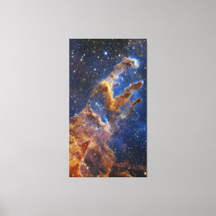 The Pillars of Creation NIRCam JWST Canvas Print