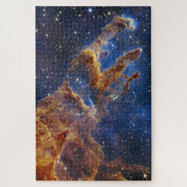 The Pillars of Creation | NIRCam | JWST Jigsaw Puzzle (Vertical)