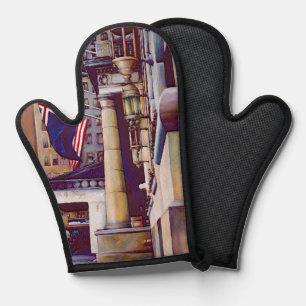 The Pillars of the Plaza Oven Mitt