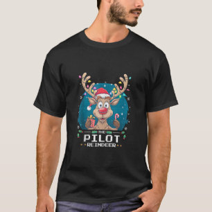 The Pilot Reindeer Christmas Matching Family Tank