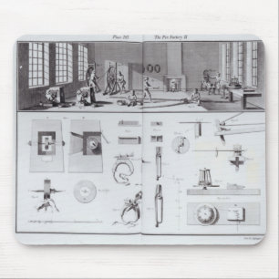 The Pin Factory, plate 2 from Volume IV Mouse Mat