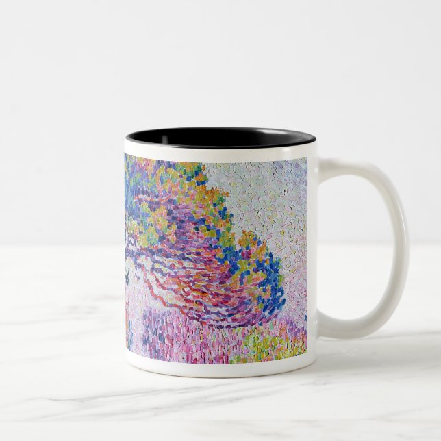 The Pine Tree at St. Tropez, 1909 Two-Tone Coffee Mug (Right)
