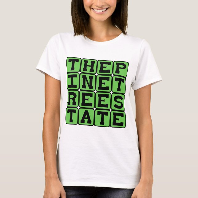 The Pine Tree State, Maine Nickname T-Shirt (Front)