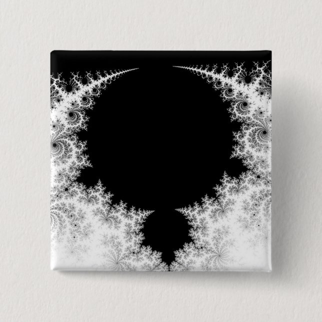 The Pines 15 Cm Square Badge (Front)