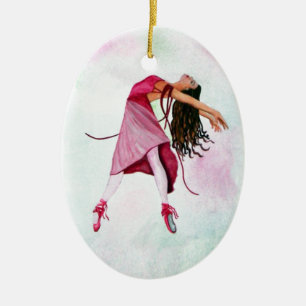 The Pink Ballerina Ceramic Tree Decoration