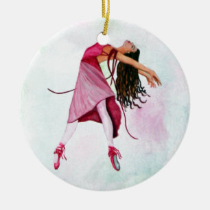 The Pink Ballerina Ceramic Tree Decoration