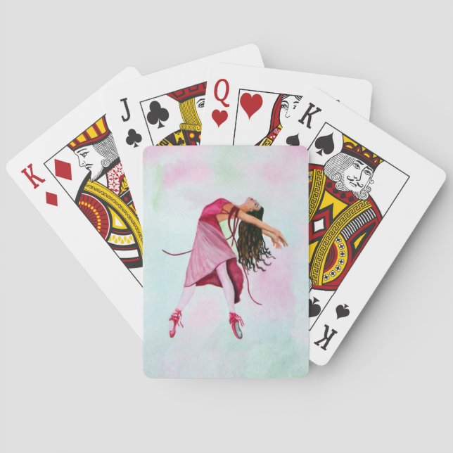 The Pink Ballerina Playing Cards (Back)