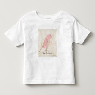 The Pink Bird, from 'Sixteen Drawings of Comic Bir Toddler T-Shirt