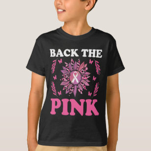 The Pink Breast Cancer Awareness Sunflower Women M T-Shirt