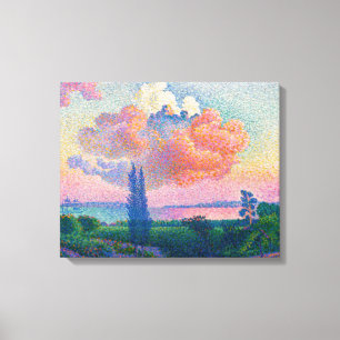 The Pink cloud 1896 by Henri -Edmond cross Canvas Print