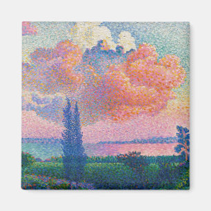 The Pink Cloud, painting by Henri-Edmond Cross Magnet