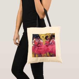 The Pink Dancers, Before the Ballet by Edgar Degas Tote Bag
