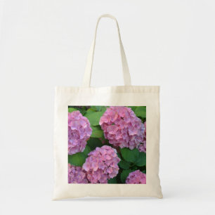 The pink Hortensia hydrangea Tote Bag