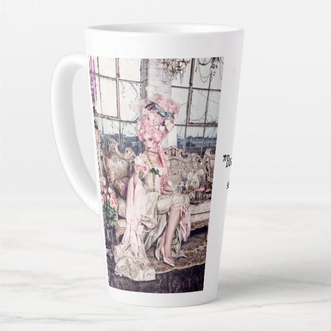 The Pink Lady mug fit for a queen (Left Angle)
