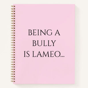 The Pink Motivational Quote notebook