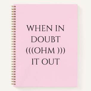 The Pink Motivational Quote notebook