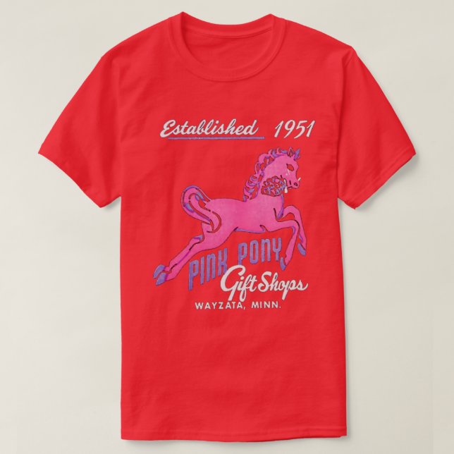 The Pink Pony T-Shirt (Design Front)
