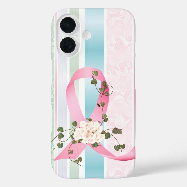 The Pink Ribbon With ivy  Case-Mate iPhone Case (Back)