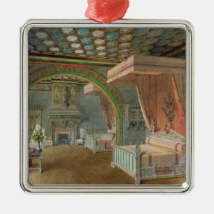 The Pink Room in the Chateau de Roquetaillade Metal Tree Decoration