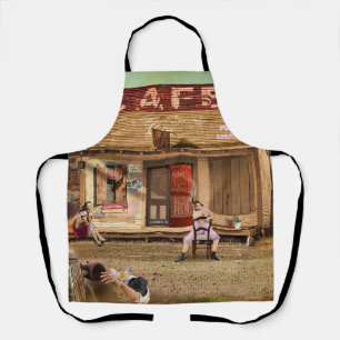 The Pink Snake Apron