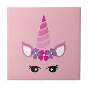 The Pink Unicorn Tile