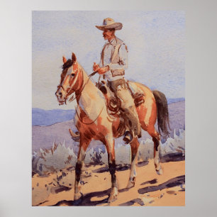 The Pinto Horse by Edward Borein Poster