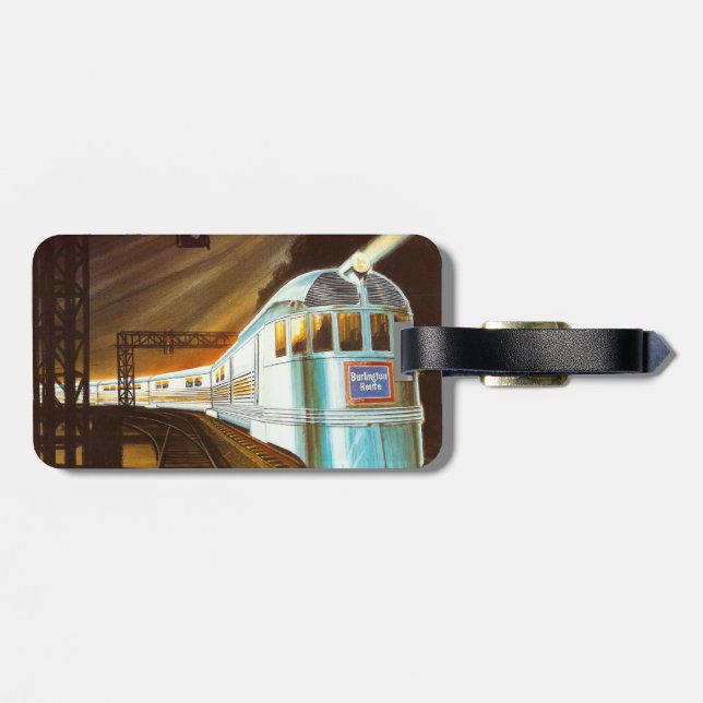 The Pioneer Zephyr 1934 Luggage Tag (Back Horizontal)